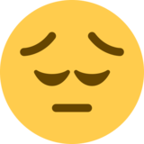 沉思的脸emoji素材一 160x160像素