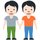 手牵手：浅肤色emoji素材一 160x160像素