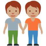 手牵手：中等肤色emoji素材一 160x160像素