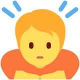 鞠躬的人emoji素材一 160x160像素