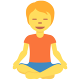 打坐的 人emoji素材一 160x160像素