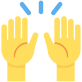 举起手来emoji素材一 160x160像素