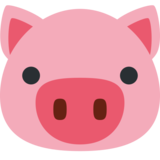 猪脸emoji素材一 160x160像素