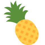 菠萝emoji素材一 160x160像素