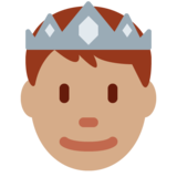 王子：中等肤色emoji素材一 160x160像素