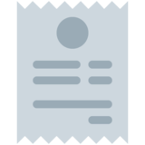 收据emoji素材一 160x160像素