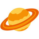 环形行星emoji素材一 160x160像素