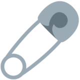 安全回形针emoji素材一 160x160像素