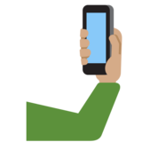 自拍：中等肤色emoji素材一 160x160像素