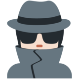 侦探：浅肤色emoji素材一 160x160像素