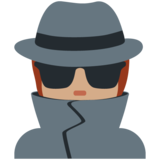 侦探：中等肤色emoji素材一 160x160像素