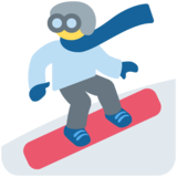 滑雪板emoji素材一 160x160像素