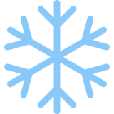 雪花emoji素材一 160x160像素
