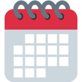 螺旋日历emoji素材一 160x160像素