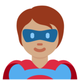 超级英雄：中等肤色emoji素材一 160x160像素