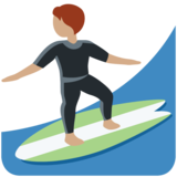 个人冲浪:中等肤色emoji素材一 160x160像素