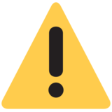 警告emoji素材一 160x160像素