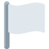 白旗emoji素材一 160x160像素