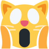疲倦的猫emoji素材一 160x160像素