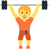 举重人员emoji素材一 160x160像素