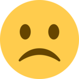 伤心的脸emoji素材一 160x160像素