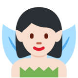 女仙女：浅肤色emoji素材一 160x160像素