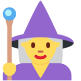 女法师emoji素材一 160x160像素