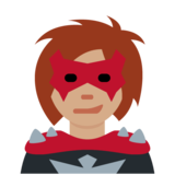 女超级恶棍：中等肤色emoji素材一 160x160像素