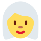 女:白发emoji素材一 160x160像素
