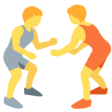 摔跤的人emoji素材一 160x160像素