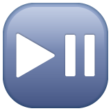 播放或暂停按钮emoji素材一 160x160像素