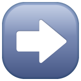 右箭头emoji素材一 160x160像素