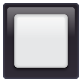 黑色方形按钮emoji素材一 160x160像素