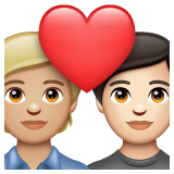 情侣: 成人成人中等-浅肤色较浅肤色emoji素材一 160x160像素
