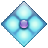 带点的菱形emoji素材一 160x160像素