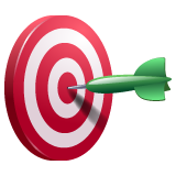 直接命中、中靶emoji素材一 160x160像素