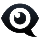 言语中的眼睛emoji素材一 160x160像素