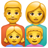 家庭:男人,女人,女孩,男孩emoji素材一 160x160像素