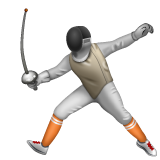 个人击剑emoji素材一 160x160像素