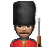 警卫:中等肤色emoji素材一 160x160像素