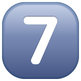 键帽数字7emoji素材一 160x160像素