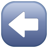 左箭头emoji素材一 160x160像素