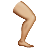 腿部：中浅肤色emoji素材一 160x160像素