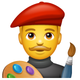 男艺术家emoji素材一 160x160像素