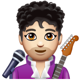 男歌手：浅肤色emoji素材一 160x160像素