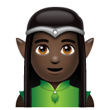 男精灵：深色肤色emoji素材一 160x160像素
