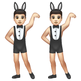 有兔子耳朵的男人聚会，类型-1-2emoji素材一 160x160像素