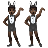 有兔子耳朵的男人聚会，6型emoji素材一 160x160像素