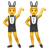 有兔子耳朵的男人emoji素材一 160x160像素