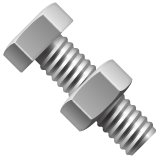 螺母和螺栓emoji素材一 160x160像素